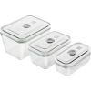 Zwilling Vakuum-Box 3er-Set Fresh & Save Glas Weiß 5