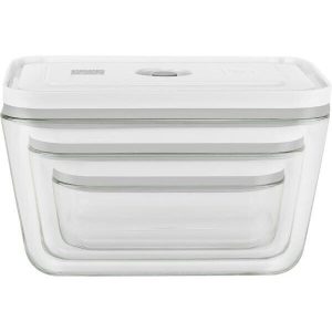 Zwilling Vakuum-Box 3er-Set Fresh & Save Glas Weiß 11