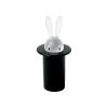 Alessi Zahnstocherbehälter Magic Bunny Schwarz 5
